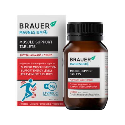 Brauer Magnesium+ Muscle Support Tablets 60t